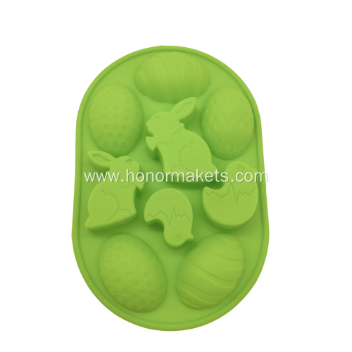 Easter Rabbit Bunny Egg Silicone Molds